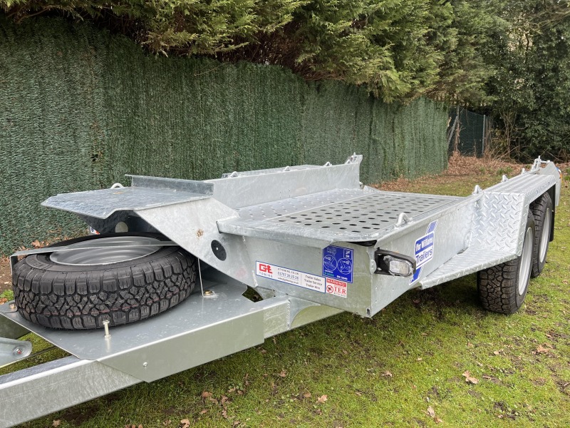 Ifor Williams GH1054 Plant Trailer With Skids and HD Steel Floor