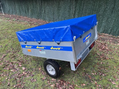 Used DUUO Folding Camping / Luggage / Baggage Trailer 