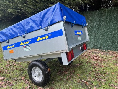 Used DUUO Folding Camping / Luggage / Baggage Trailer 