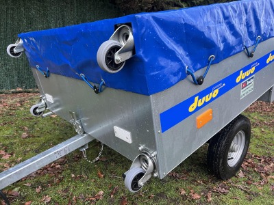 Used DUUO Folding Camping / Luggage / Baggage Trailer 