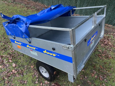 Used DUUO Folding Camping / Luggage / Baggage Trailer 