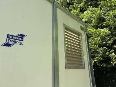Used 2019 Ifor Williams BV105G enclosed box van trailer with double barn doors, 7ft headroom, aluminium floor and ventilation upgrades