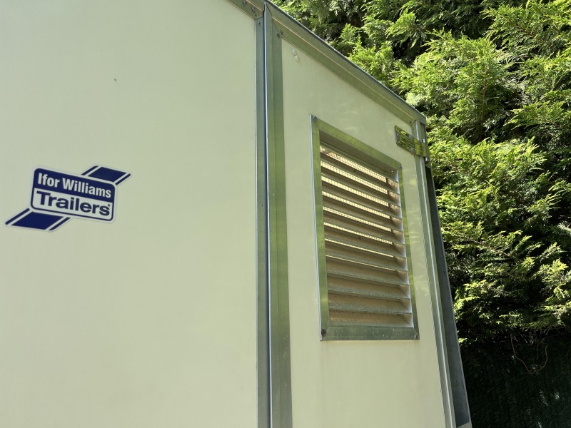 Used 2019 Ifor Williams BV105G enclosed box van trailer with double barn doors, 7ft headroom, aluminium floor and ventilation upgrades