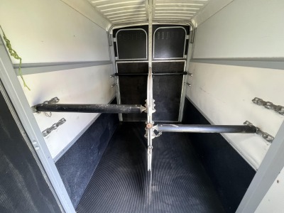 Used 2010 Ifor Williams HB506 Black Double Horse Trailer in Great Condition