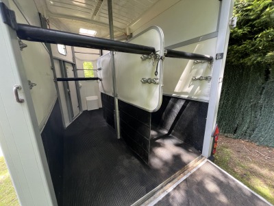 Used 2010 Ifor Williams HB506 Black Double Horse Trailer in Great Condition