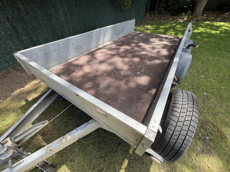 Used Ifor Williams GD126G general duty trailer with full-width loading ramp and spare wheel fully serviced and ready for sale