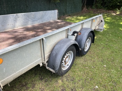 Used Ifor Williams GD126G general duty trailer with full-width loading ramp and spare wheel fully serviced and ready for sale