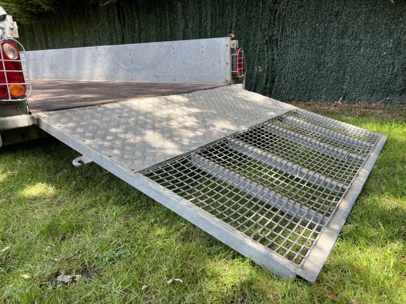 Used Ifor Williams GD126G general duty trailer with full-width loading ramp and spare wheel fully serviced and ready for sale