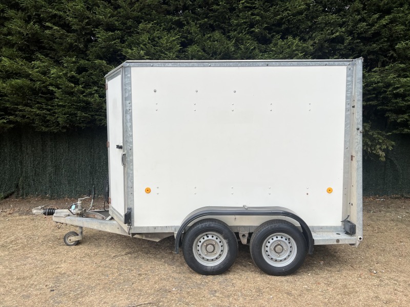 Used 2005 Ifor Williams BV85G Twin Axle Box Van Enclosed Trailer for Sale with Rear Ramp and Barn Doors