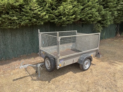 Used Ifor Williams P6e Unbraked Trailer with Mesh Sides and Loading Ramp for Sale