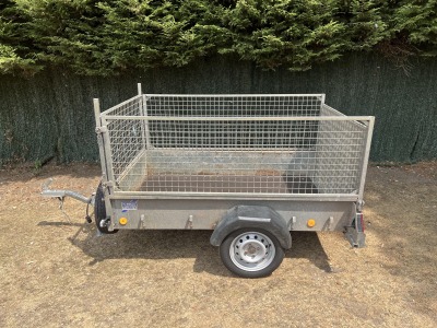 Used Ifor Williams P6e Unbraked Trailer with Mesh Sides and Loading Ramp for Sale