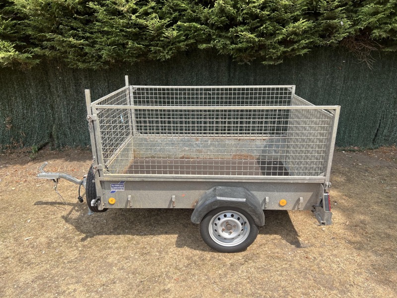 Used Ifor Williams P6e Unbraked Trailer with Mesh Sides and Loading Ramp for Sale