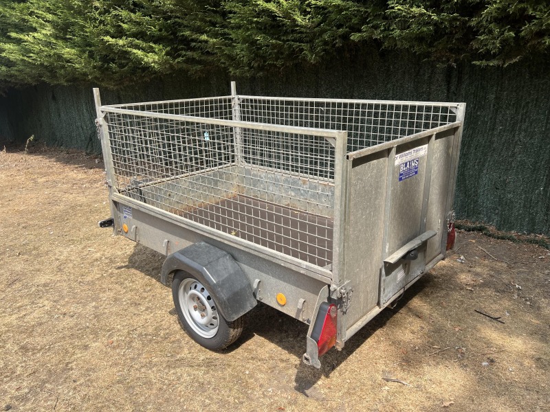 Used Ifor Williams P6e Unbraked Trailer with Mesh Sides and Loading Ramp for Sale