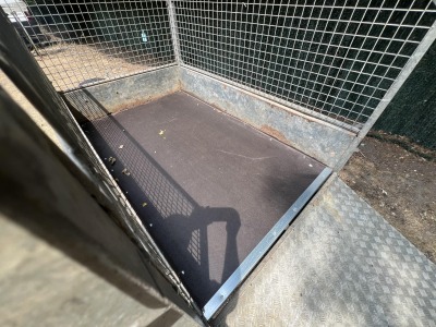 Used Ifor Williams P6e Unbraked Trailer with Mesh Sides and Loading Ramp for Sale