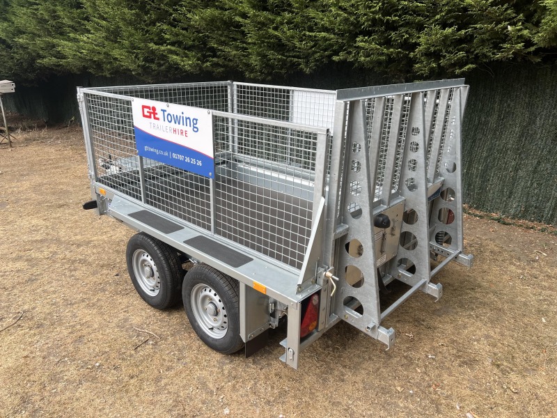 Ifor Williams GX85G 8ft x 5ft Twin Axle Plant Trailer Hire | GT Towing