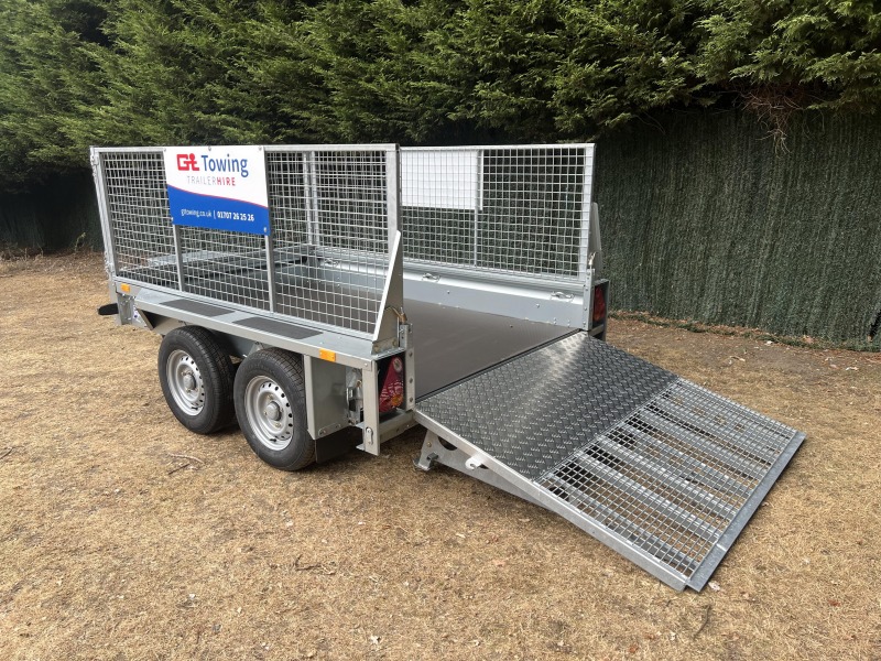 Ifor Williams GX85G 8ft x 5ft Twin Axle Plant Trailer Hire | GT Towing