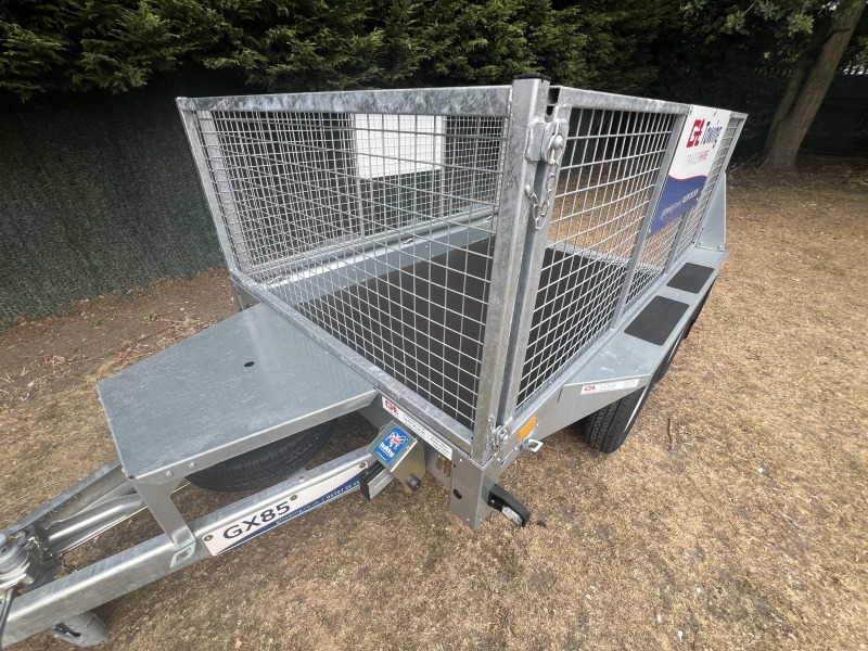 Ifor Williams GX85G 8ft x 5ft Twin Axle Plant Trailer Hire | GT Towing