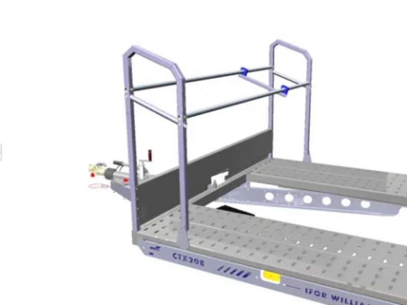 Ifor Williams CTX208 High Level Tyre Rack - KX10120