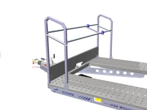 Ifor Williams CTX208 High Level Tyre Rack - KX10120