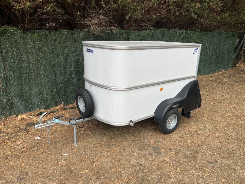 Used 2024 Ifor Williams BV64e enclosed box van trailer with rear barn doors 