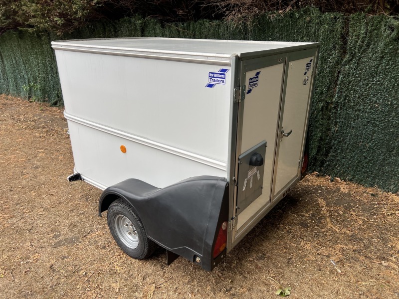 Used 2024 Ifor Williams BV64e enclosed box van trailer with rear barn doors 