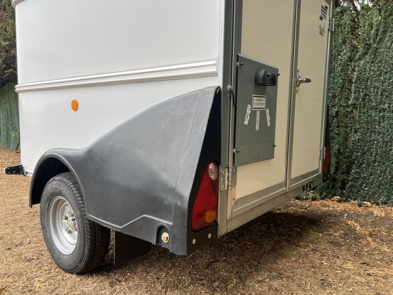 Used 2024 Ifor Williams BV64e enclosed box van trailer with rear barn doors 
