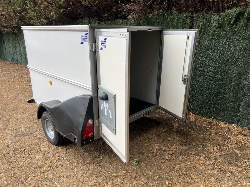 Used 2024 Ifor Williams BV64e enclosed box van trailer with rear barn doors 