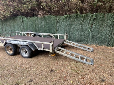 Used Indespension 3500kg Plant Trailer | 12ft x 5ft 10 | GT Towing