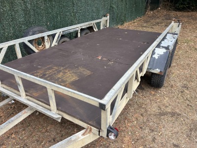 Used Indespension 3500kg Plant Trailer | 12ft x 5ft 10 | GT Towing
