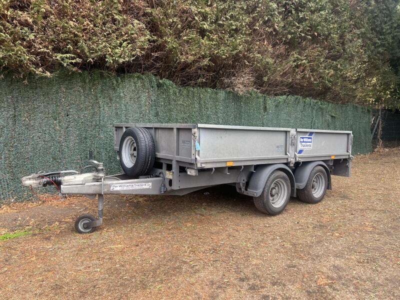 Used Ifor Williams LM105G 10ft x 5ft 6" 2700kg Flatbed Trailer with Ramps