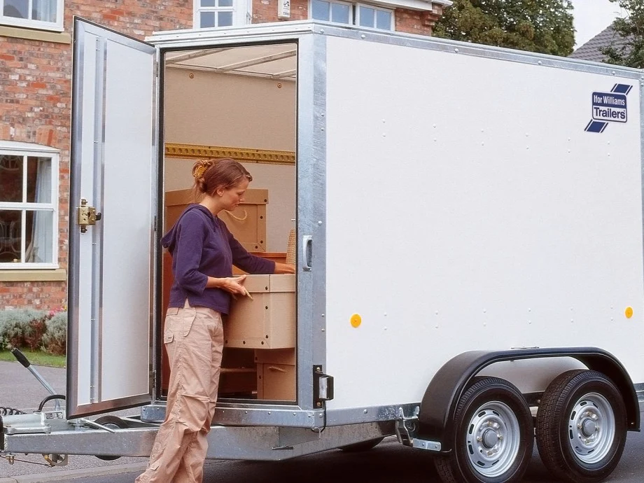 Ifor Williams Box Van lockable front access door
