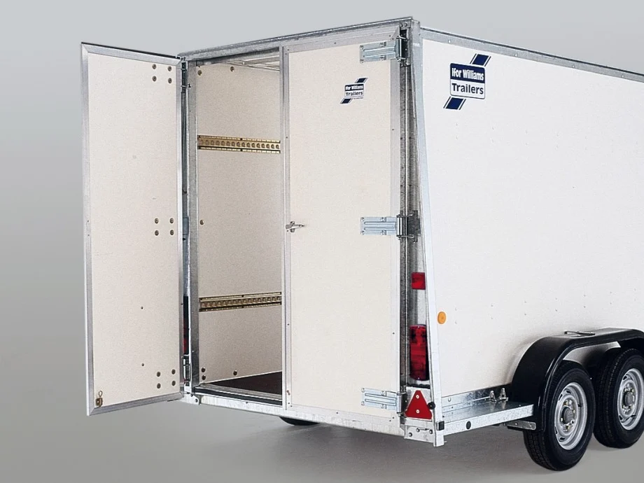 Ifor Williams Box Van with van-style rear doors