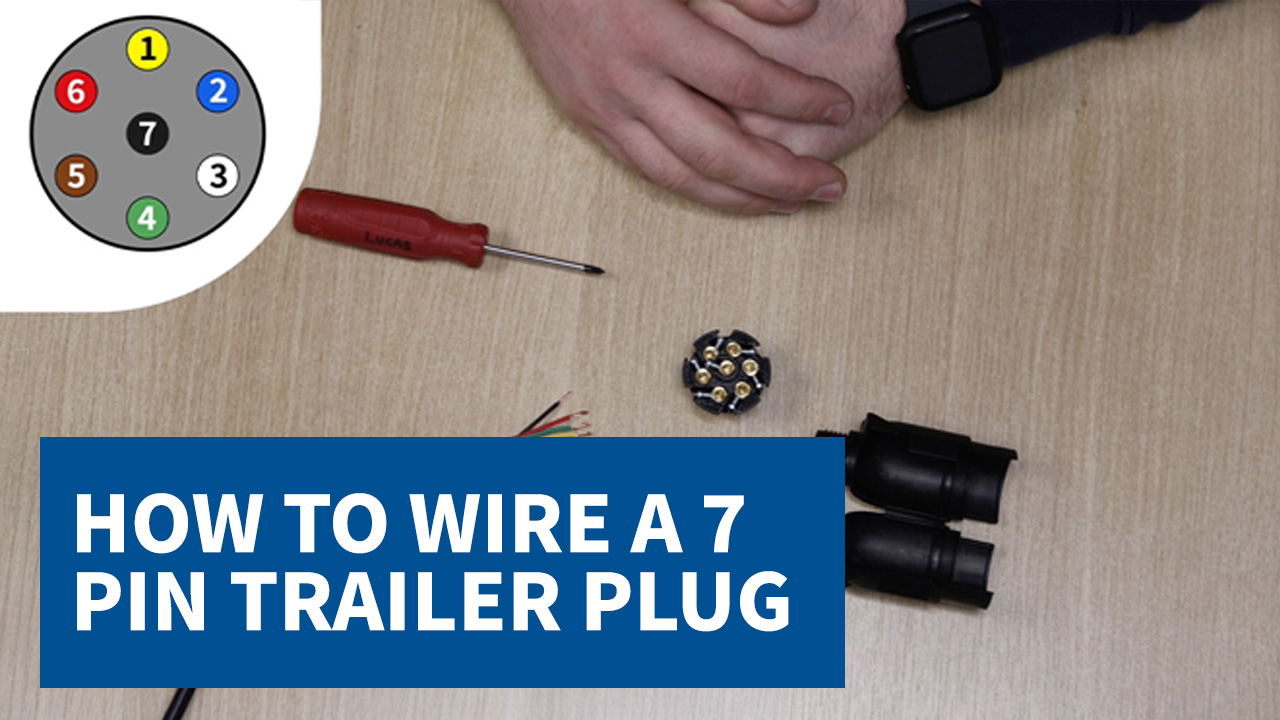 How to wire a 7 pin trailer plug